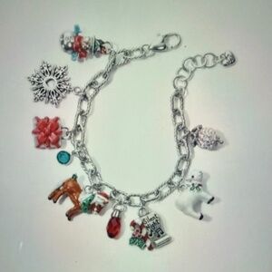 Brighton Christmas Carol Charm Bracelet $128 NWT